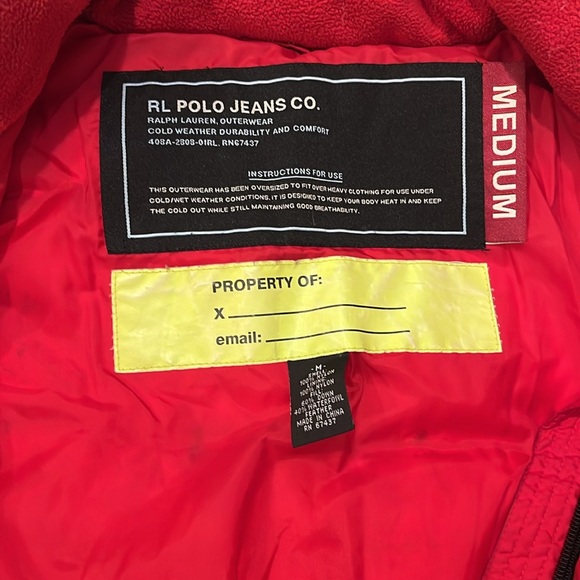 Polo jeans red jacket - Picture 2 of 2